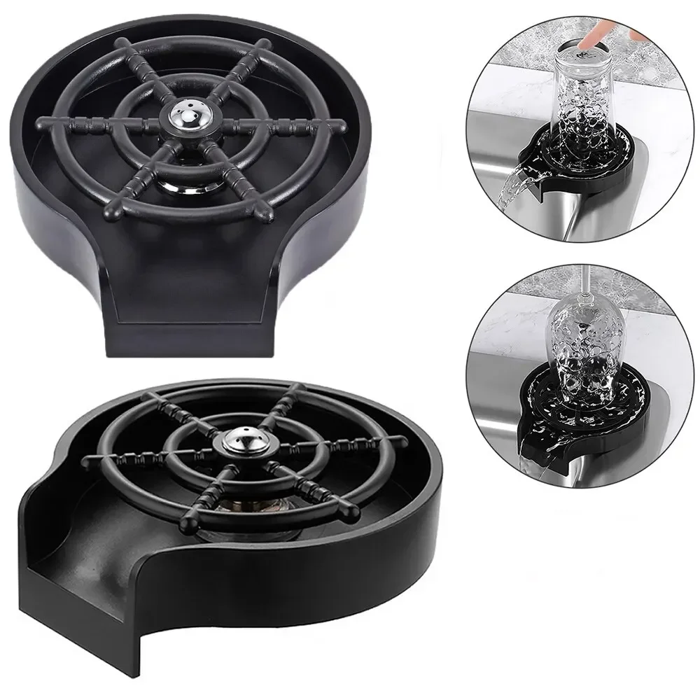 Home Bar Sink - Tasse d'évier automatique sous vide, flacons,