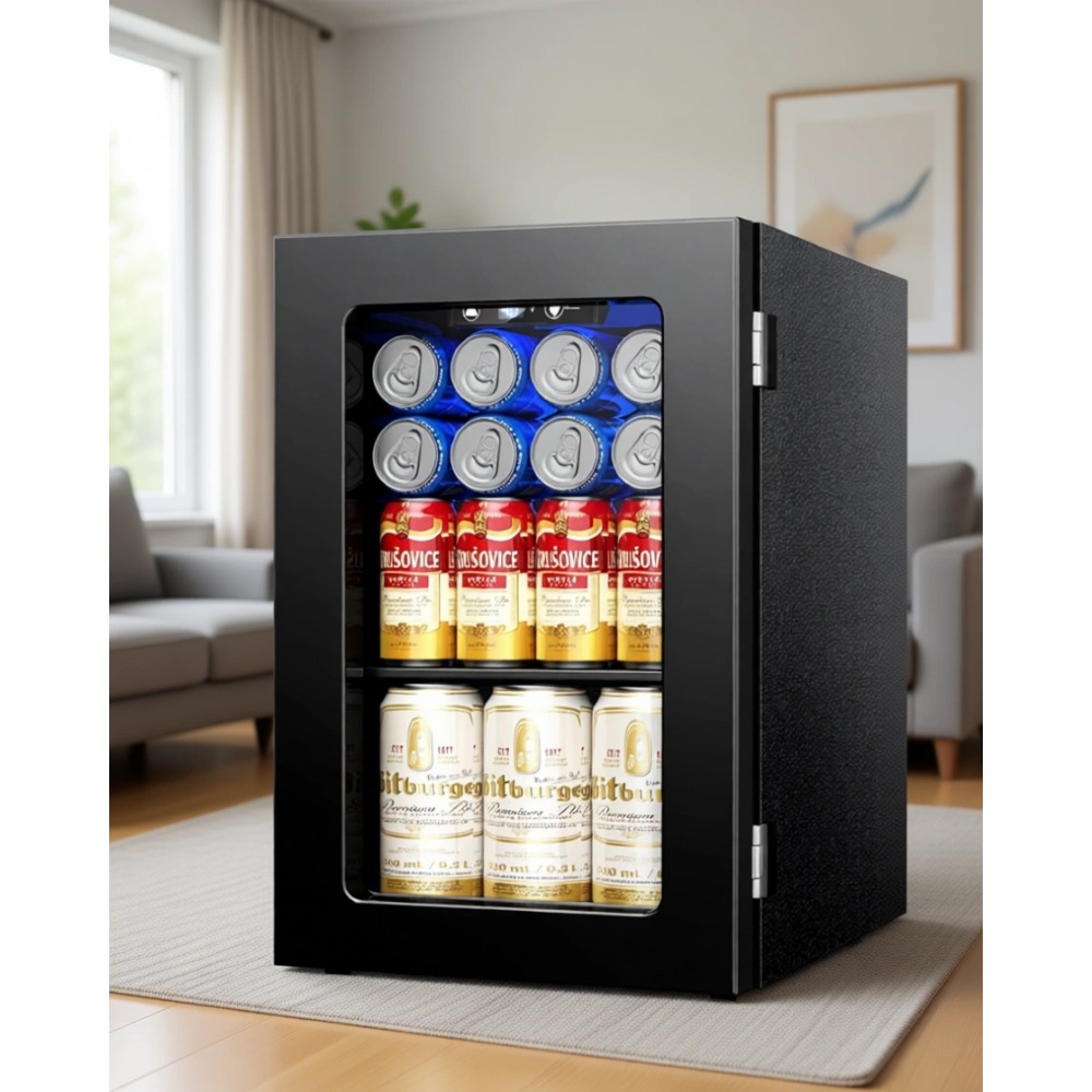 Home Bar And Fridge - Mini-réfrigérateur pour 24 canettes, refroidisseur de