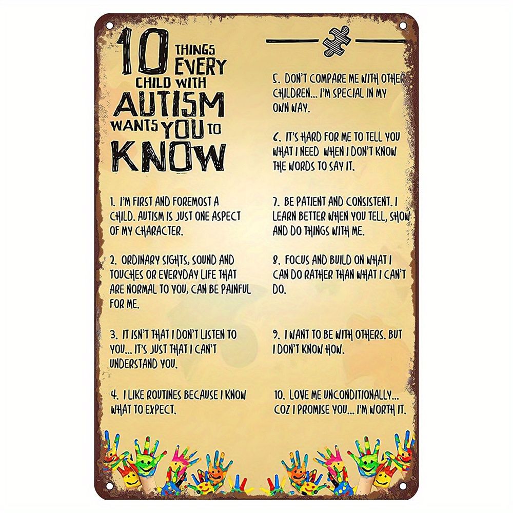 Home Bar And Restaurant - 10 choses que chaque enfant autiste