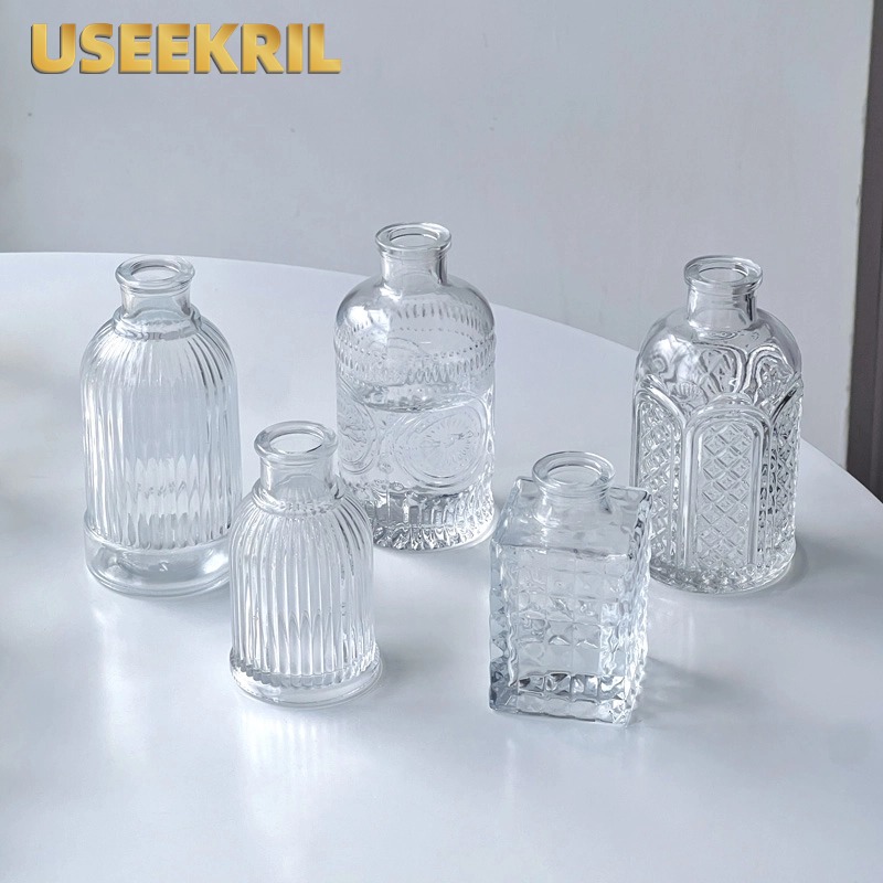Bitters Bottle Set - Bouteille en verre en relief avec