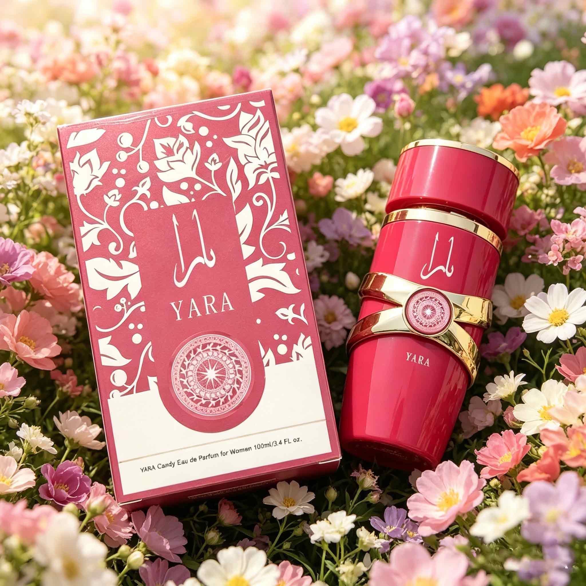 Home Bar Accessories - Parfum Yara Middle East, flacon rouge