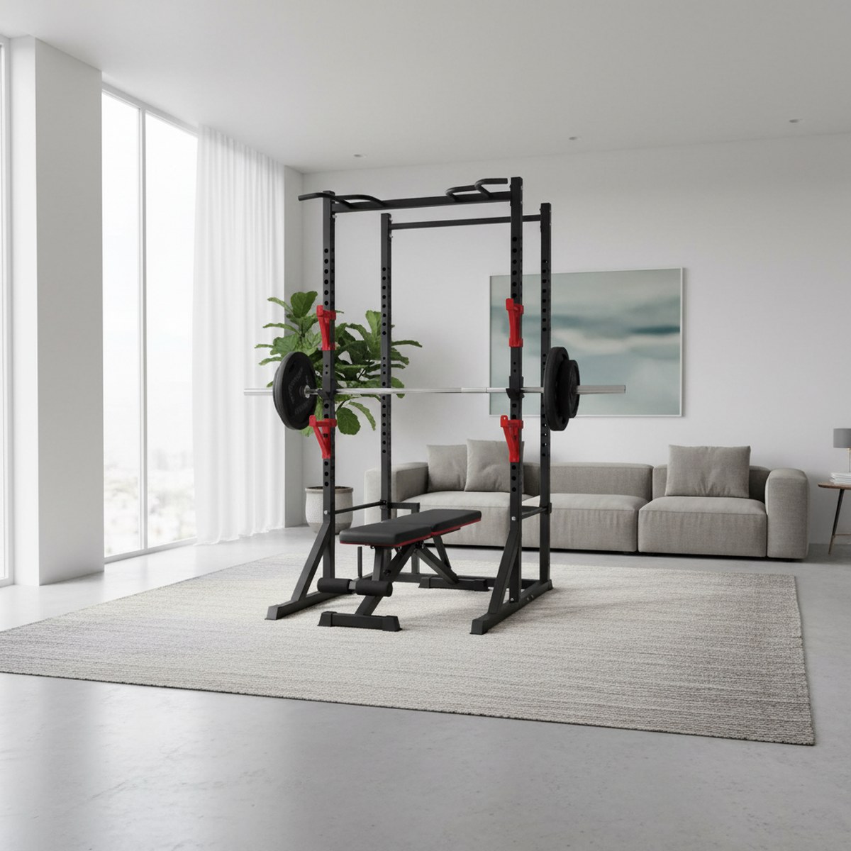 Rack de musculation réglable a - Home Bar Stand avis et prix
