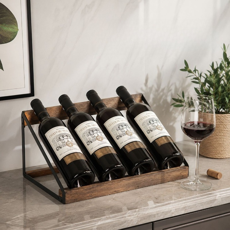 Support à vin en bois pour bar - Home Bar Stand avis et prix