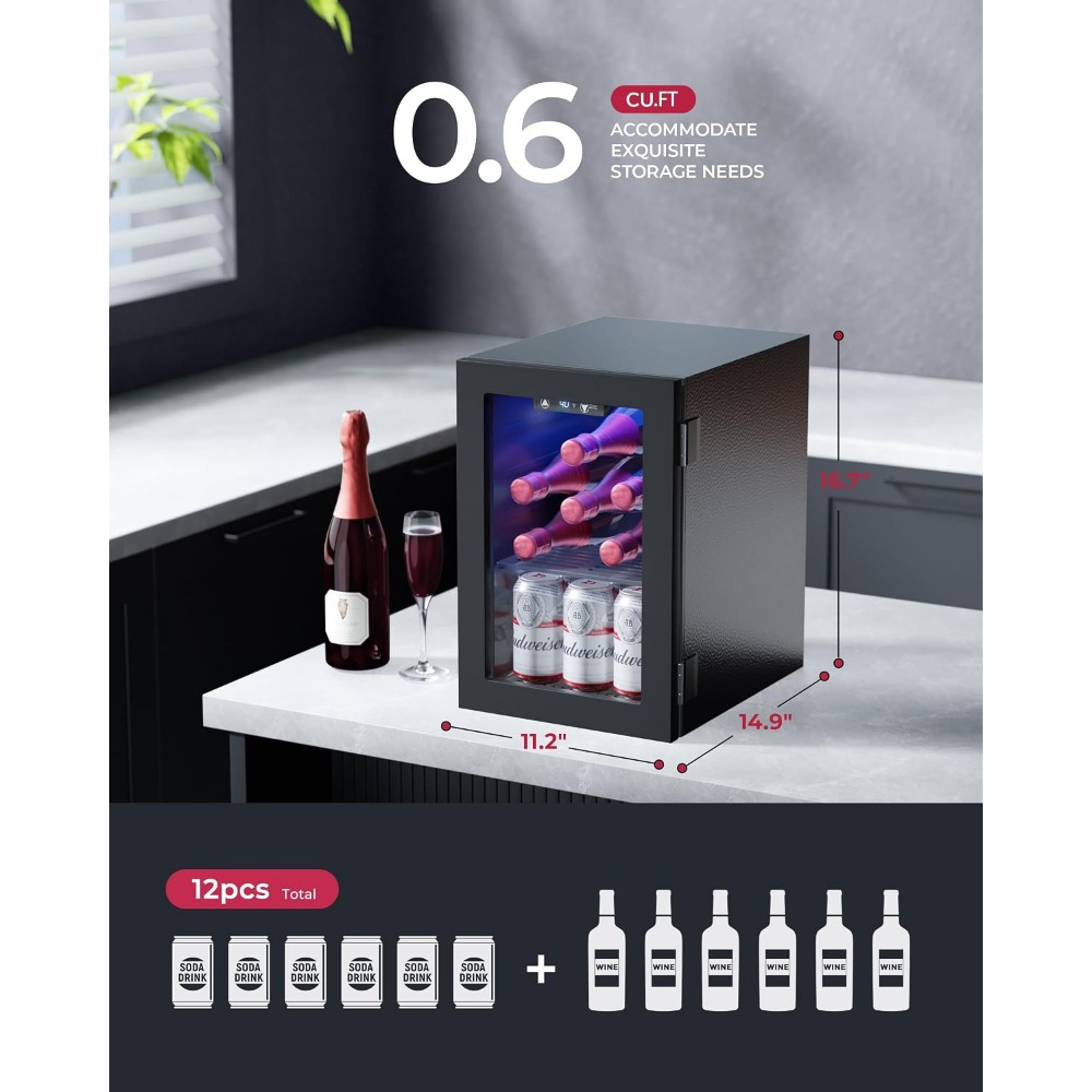 Mini-réfrigérateur pour 24 can - Home Bar And Fridge avis et prix