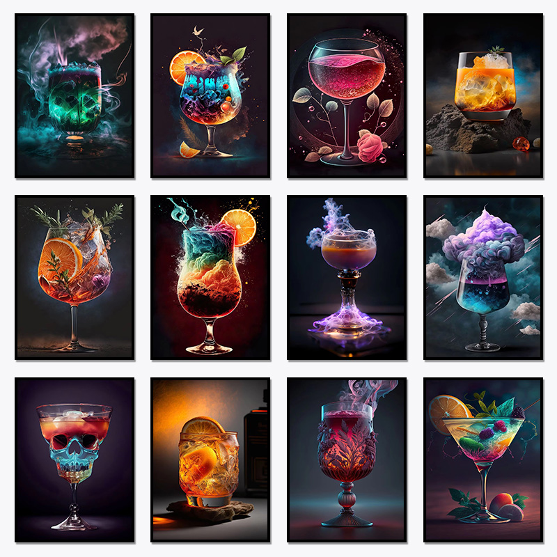 Affiche de cocktail nordique,  - Home Bar And Restaurant avis et prix