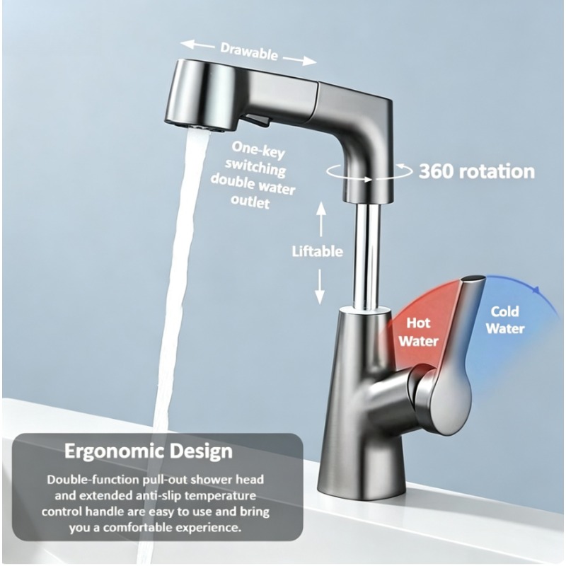 Robinet extractible dans la sa - Home Bar Sink avis et prix