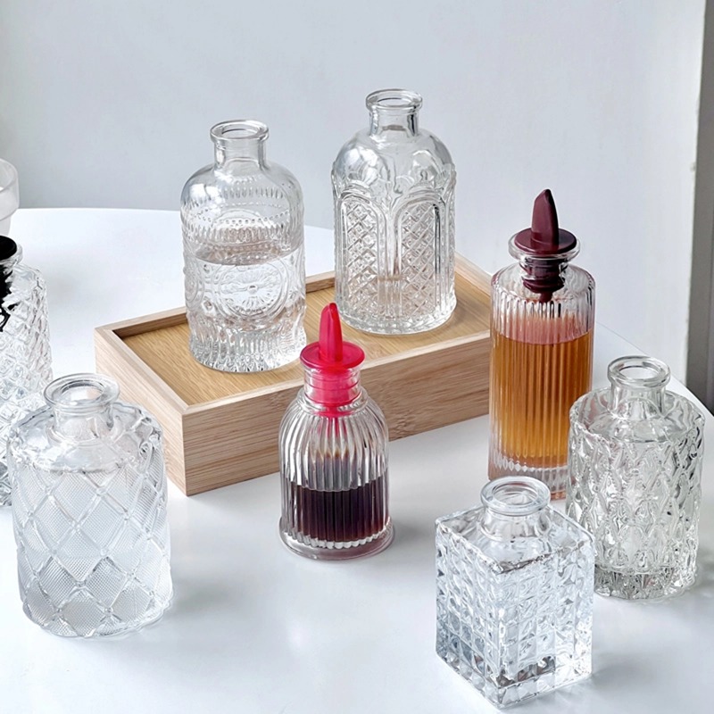Bouteille en verre en relief a - Bitters Bottle Set avis et prix
