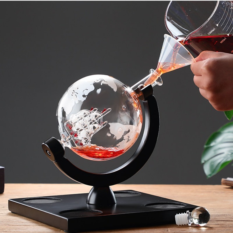 Ensemble de carafe à vin décor - Decanter Globe Set avis et prix