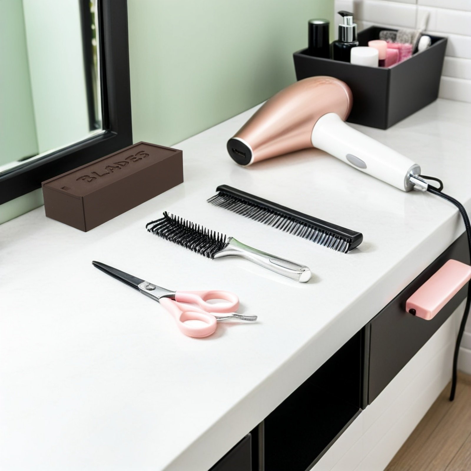 Boîte de rangement en plastiqu - Home Barber avis et prix