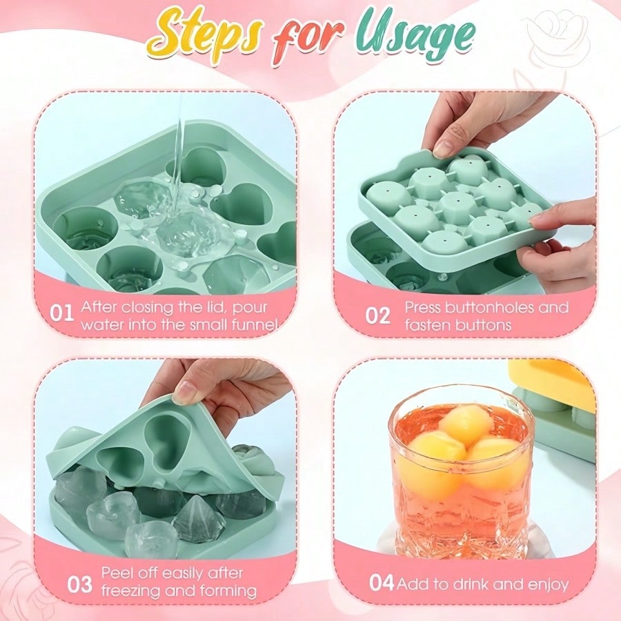 Lot de 4 moules à glaçons en f - Citrus Juicer Bar avis et prix